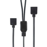 3-Pin-5V-1-to-2-Motherboard-AURA-RGB-PC-Cooling-Extension-Cable-for-Asus(Black)