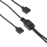 3-Pin-5V-1-to-2-Motherboard-AURA-RGB-PC-Cooling-Extension-Cable-for-Asus(Black)