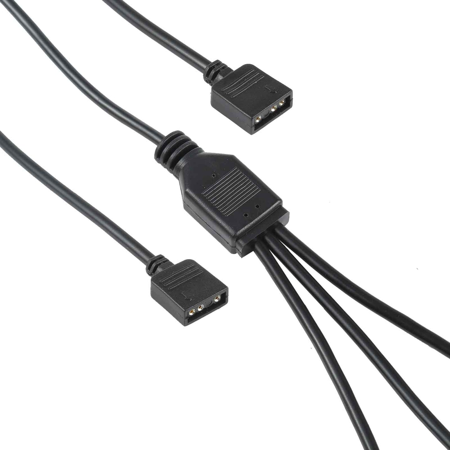3-Pin-5V-1-to-3-Motherboard-AURA-RGB-PC-Cooling-Extension-Cable-for-Asus-(Black)