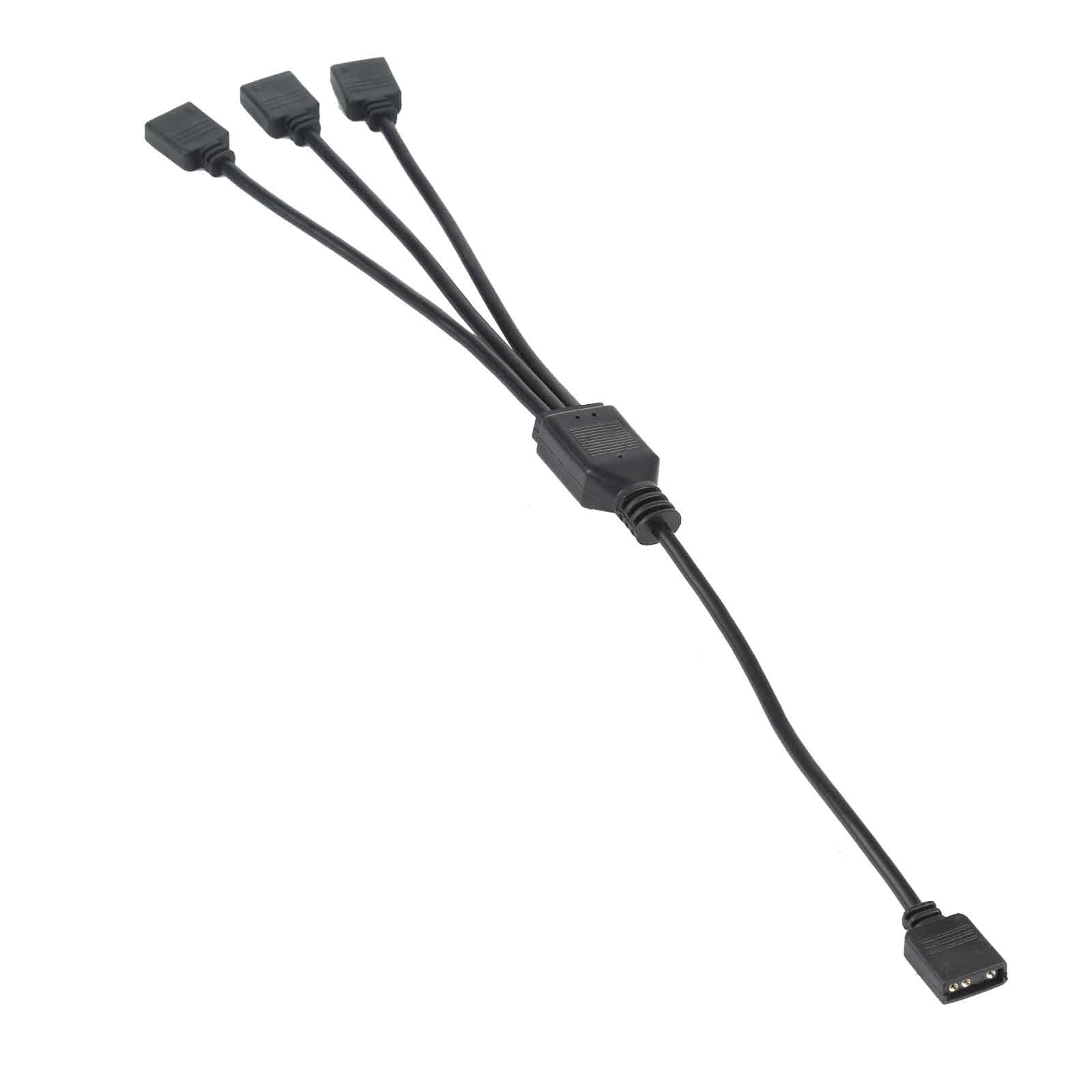 3-Pin-5V-1-to-3-Motherboard-AURA-RGB-PC-Cooling-Extension-Cable-for-Asus-(Black)