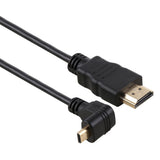 30cm-4K-HDMI-Male-to-Micro-HDMI-Reverse-Angled-Male-Gold-plated-Connector-Adapter-Cable