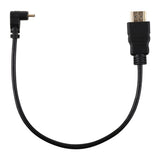 30cm-4K-HDMI-Male-to-Micro-HDMI-Reverse-Angled-Male-Gold-plated-Connector-Adapter-Cable