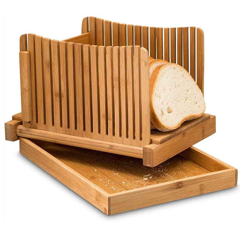 31.7x23.7x19cm Bamboo Household And Commercial Multi-Function Bread Cutting Plate Sliced Cutting Board Bread Slices Bread Plate