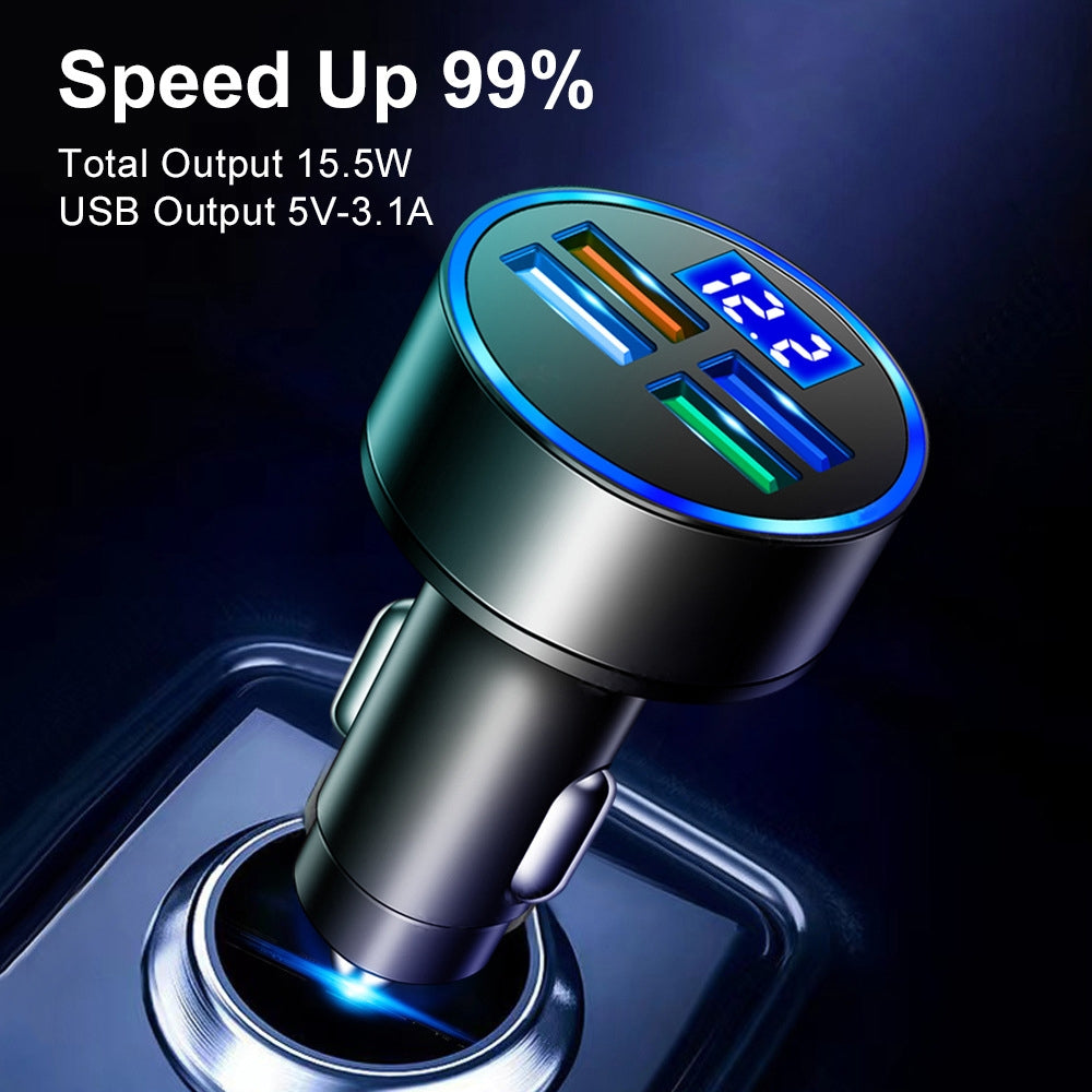 3.1A-4-in-1-Digital-Display-Car-Charger-with-Voltmeter