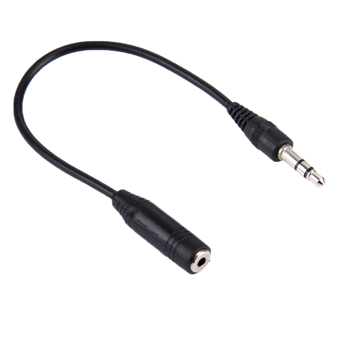 3.5-Male-to-2.5-Female-Converter-Cable,-Length:-17cm(Black)