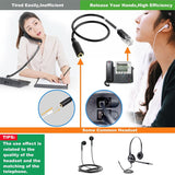 3.5mm-Jack-to-RJ9-PC-/-Mobile-Phones-Headset-to-Office-Phone-Adapter-Convertor-Cable,-Length:-32cm(Black)