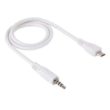 3.5mm-Male-to-Micro-USB-Male-Audio-AUX-Cable,-Length:-about-50cm