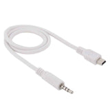 3.5mm-Male-to-Mini-USB-Male-Audio-AUX-Cable,-Length:-about-50cm