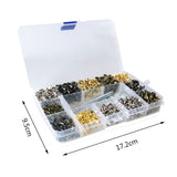 360pcs-Copper-Leather-Hollow-Cap-Double-Sided-Rivet-Set-With-Punching-Pliers
