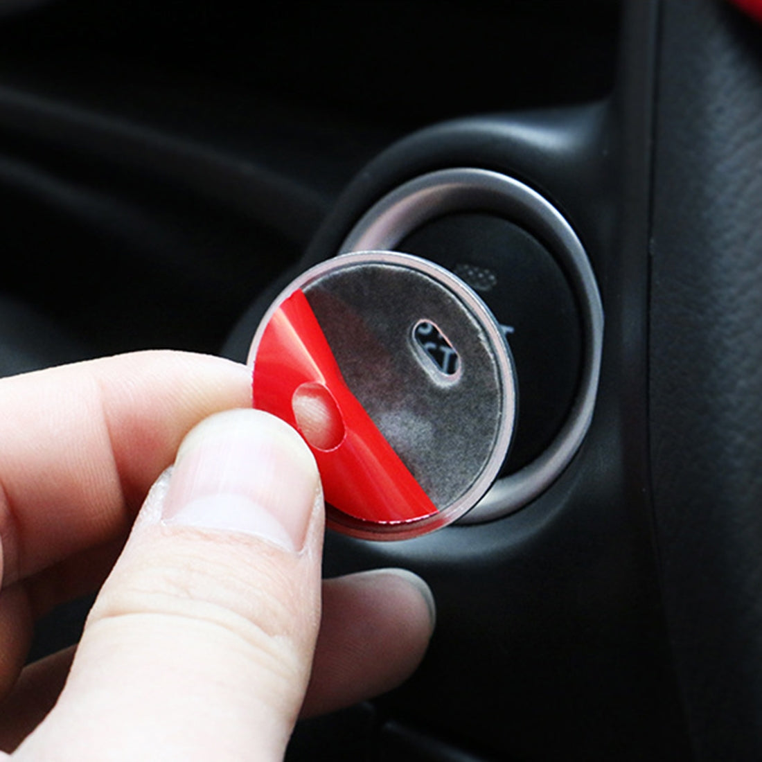 3D-Aluminum-Alloy-Engine-Start-Stop-Push-Button-Cover-Trim-Decorative-Sticker-for-Mazda-CX4-/-CX5-/-Axela-/-ATENZA(Black)