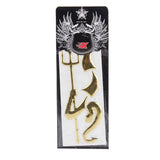 3D-Demon-Pattern-Auto-Emblem-Logo-Decoration-Car-Sticker,-Size:-15cm-x-5.5cm-(approx.)(Gold)