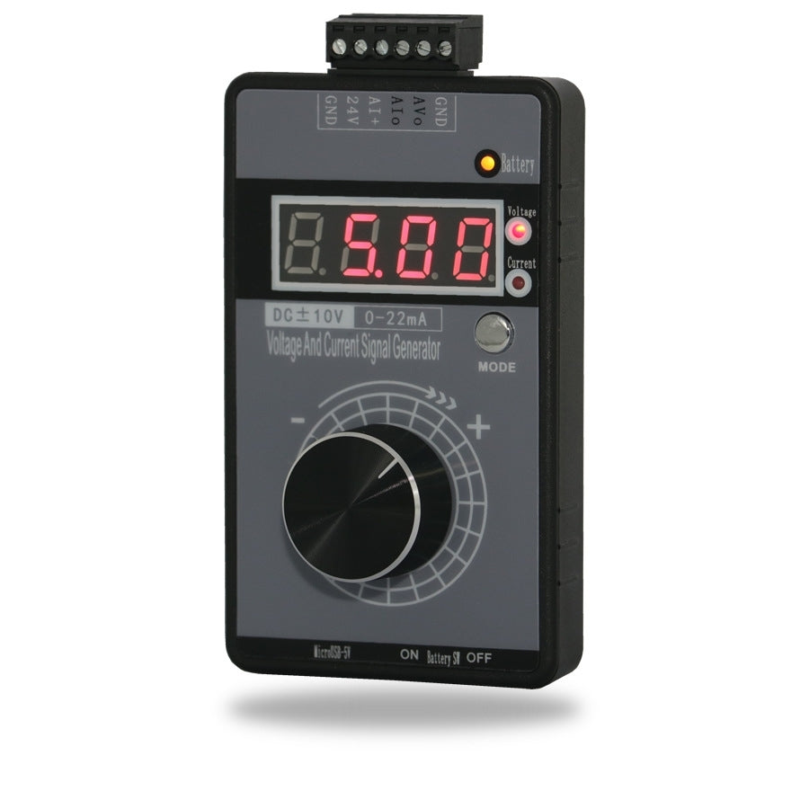 4-20mA-0-10V-Signal-Generator-Adjustable-Voltage-Current-Simulator,-Built-in-Battery-(Black)