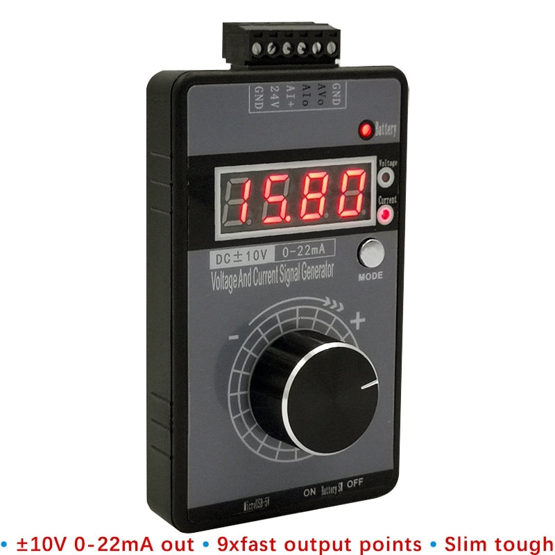 4-20mA-0-10V-Signal-Generator-Adjustable-Voltage-Current-Simulator,-Built-in-Battery-(Black)