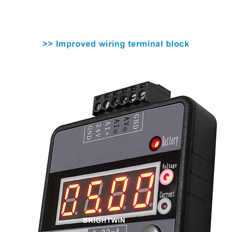 4-20mA-0-10V-Signal-Generator-Adjustable-Voltage-Current-Simulator,-Built-in-Battery-(Black)