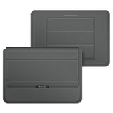 4-in-1-Universal-Laptop-Holder-PU-Waterproof-Protection-Wrist-Laptop-Bag,-Size:15/16inch(Grey)