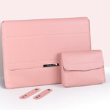 4-in-1-Universal-Laptop-Holder-PU-Waterproof-Protection-Wrist-Laptop-Bag,-Size:15/16inch(Grey)