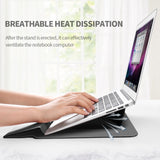 4-in-1-Universal-Laptop-Holder-PU-Waterproof-Protection-Wrist-Laptop-Bag,-Size:15/16inch(Grey)