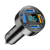 4-in-1-USB-QC3.0-Digital-Display-Car-Fast-Charger