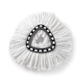 4-PCS-Rotating-Triangle-Cotton-Yarn-Mop-Head-Mop-Replacement-Cloth-For-O-Cedar/Vileda