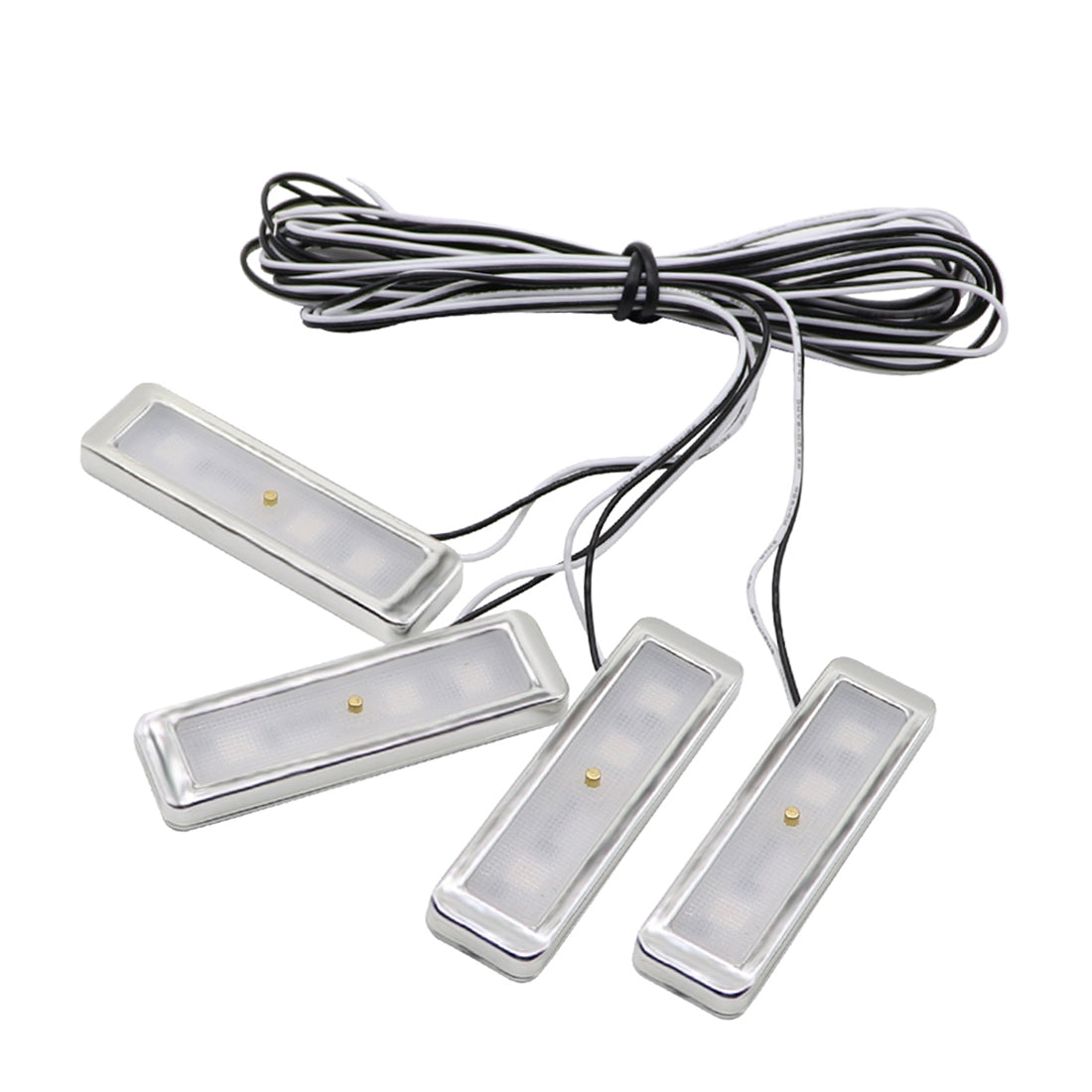 4-PCS-Universal-Car-Colorful-LED-Inner-Handle-Light-Atmosphere-Lights-Decorative-Lamp-DC12V-/-0.5W-Cable-Length:-70cm-(Colour)