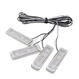 4-PCS-Universal-Car-Colorful-LED-Inner-Handle-Light-Atmosphere-Lights-Decorative-Lamp-DC12V-/-0.5W-Cable-Length:-70cm-(Colour)
