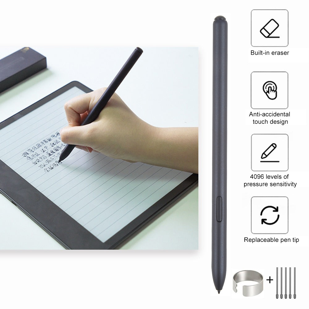 4096-Tilt-Pressure-sensitive-Prevent-Accidental-Touch-Magnetic-Stylus-Pen-for-Samsung-Tab(Black)