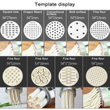 5-Molds-Household-Manually-Small-Stainless-Steel-Pressing-Style-Handhold-Noodle-Machine-(Orange)