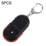 5-PCS-Portable-Anti-Lost-Alarm-Key-Finder-Wireless-Whistle-Sound-LED-Light-Locator-Finder(Red)