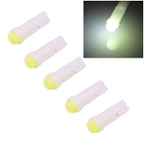 5-PCS-T5-0.5W-20LM-White-Light-1-LED-COB-LED-Instrument-Light-Bulb-Dashboard-Light-for-Vehicles,-DC-12V(White)