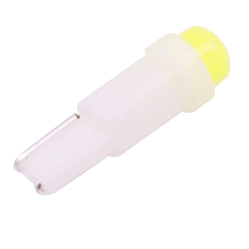 5-PCS-T5-0.5W-20LM-White-Light-1-LED-COB-LED-Instrument-Light-Bulb-Dashboard-Light-for-Vehicles,-DC-12V(White)