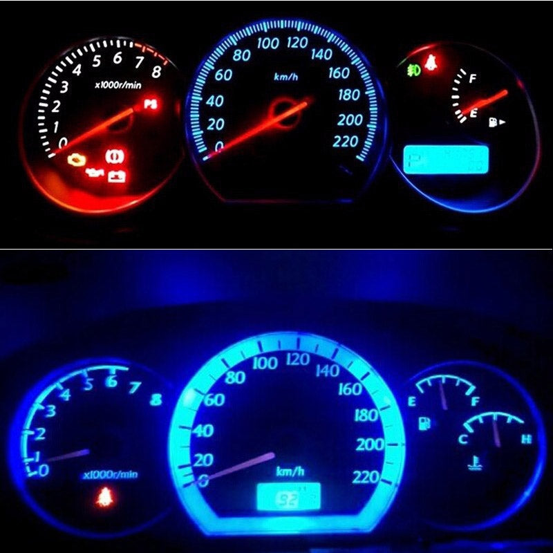 5-PCS-T5-0.5W-20LM-White-Light-1-LED-COB-LED-Instrument-Light-Bulb-Dashboard-Light-for-Vehicles,-DC-12V(White)