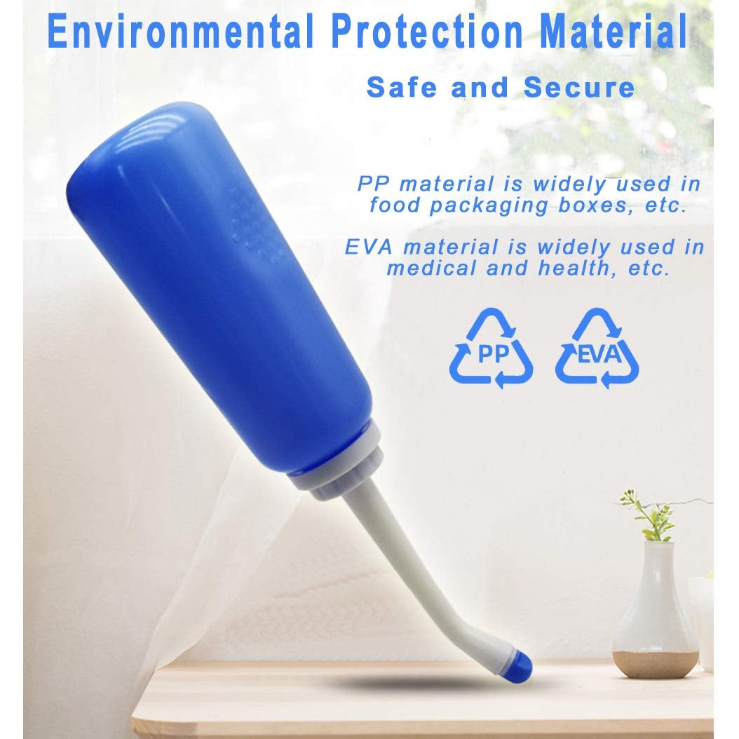 500ml-Portable-Travel-Bidet-Bodily-Peri-Wash-Bottle-For-Postpartum-Care(Blue)