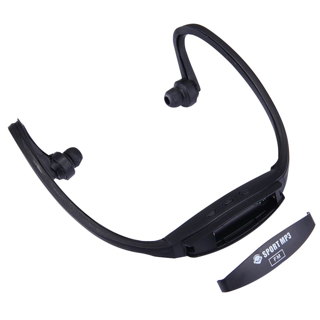 507-Life-Waterproof-Sweatproof-Stereo-Wireless-Sports-Earbud-Earphone-In-ear-Headphone-Headset-with-Micro-SD-Card-Slot,-For-Smart-Phones-&-iPad-&-Laptop-&-Notebook-&-MP3-or-Other-Audio-Devices,-Maximum-SD-Card-Storage:-32GB(Black)