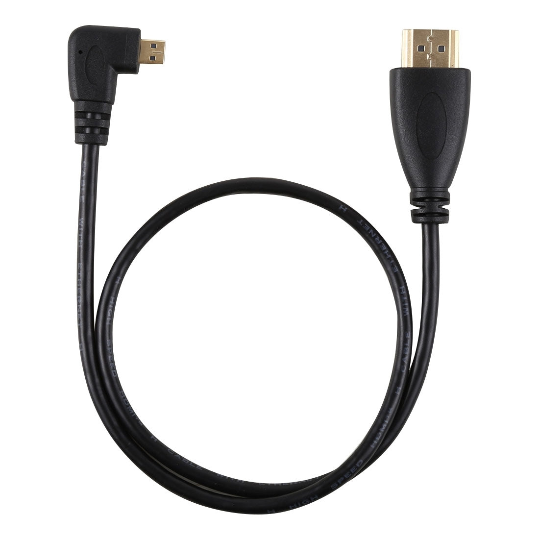 50cm-4K-HDMI-Male-to-Micro-HDMI-Left-Angled-Gold-plated-Adapter-Cable