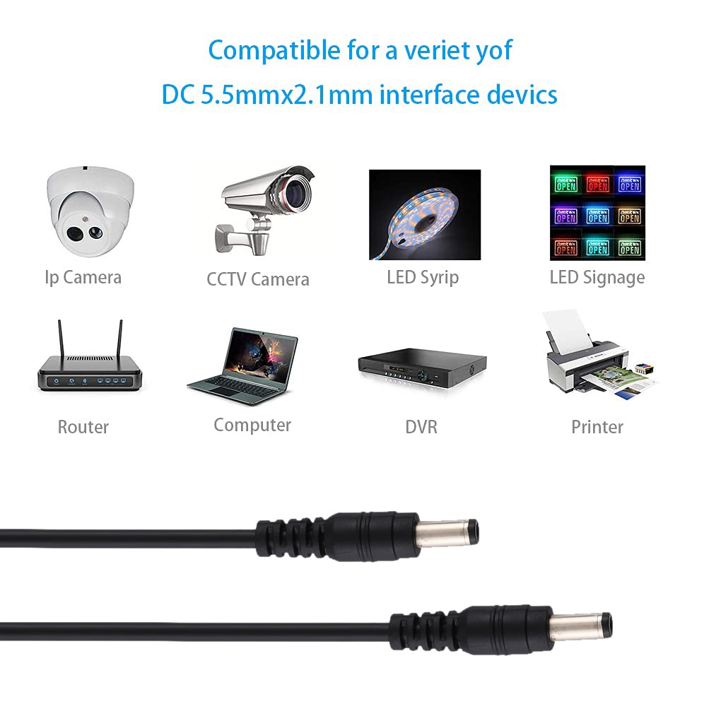 5.5-x-2.1mm-DC-Male-Universal-Power-Cable