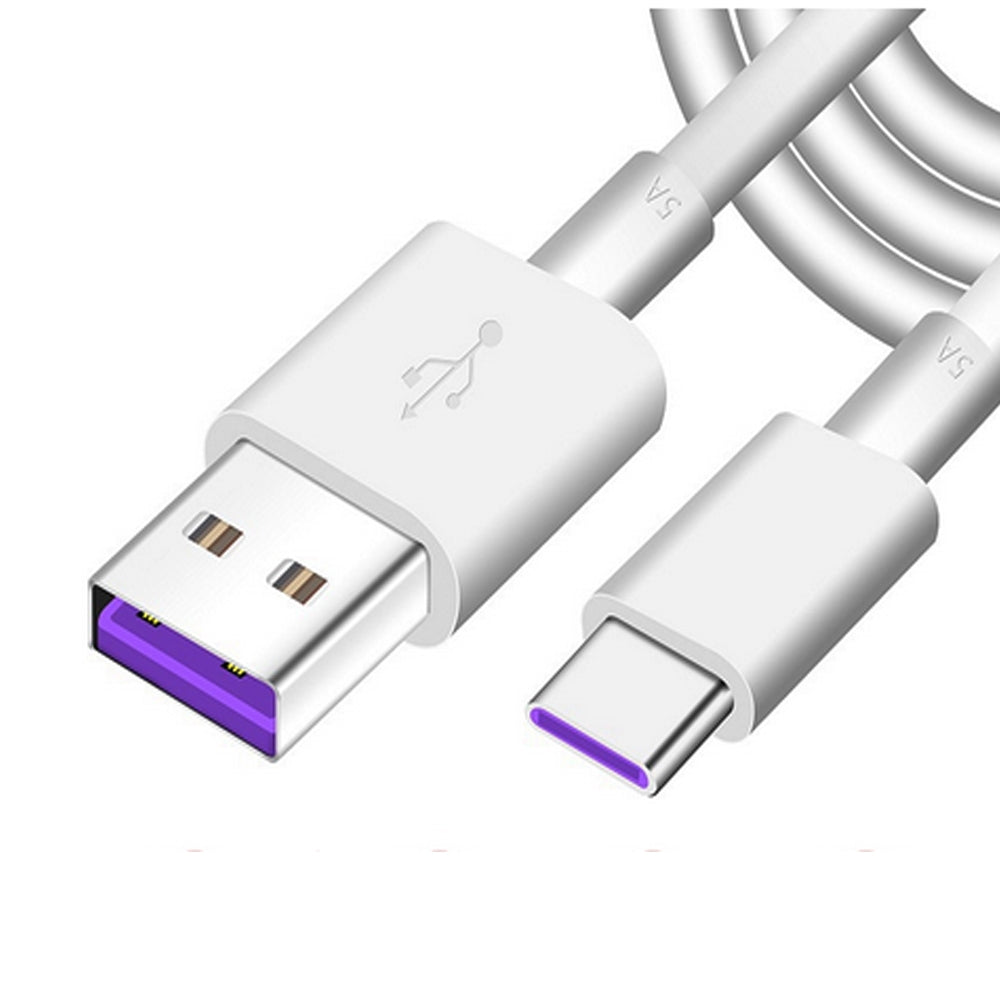 5A-USB-to-USB-C-/-Type-C-Flash-Charging-Data-Cable,-Cable-Length:-1m