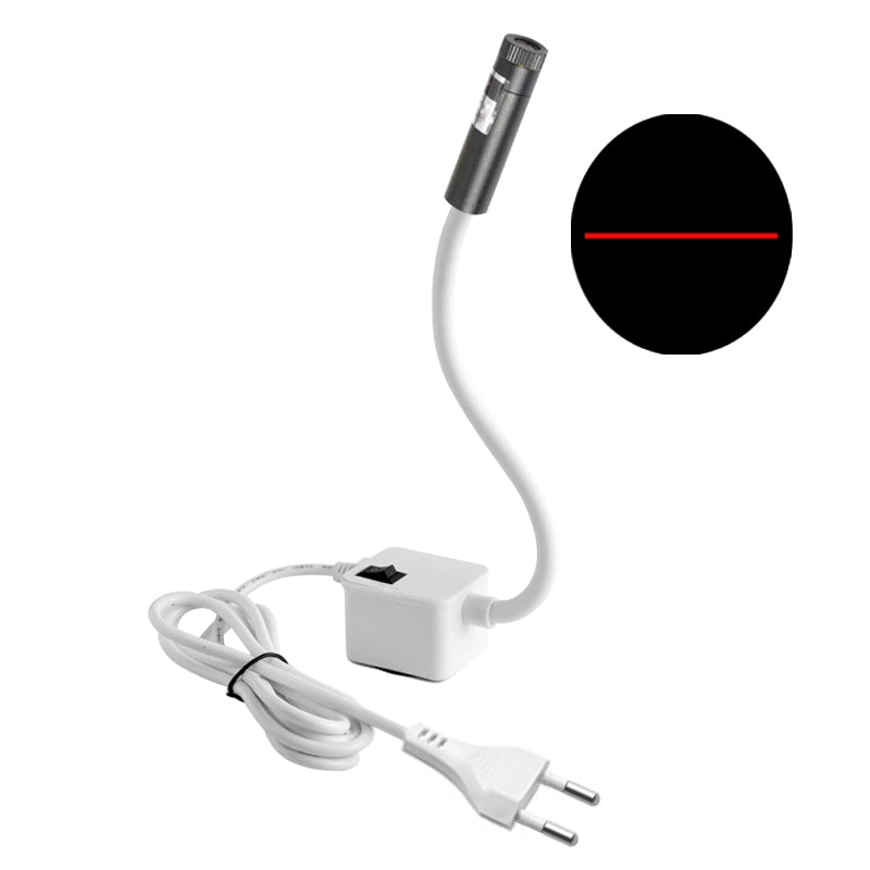 5mw-Line-Red-Light-Hose-Magnetic-Infrared-Laser-Positioning-LED-Work-Light(EU-Plug)