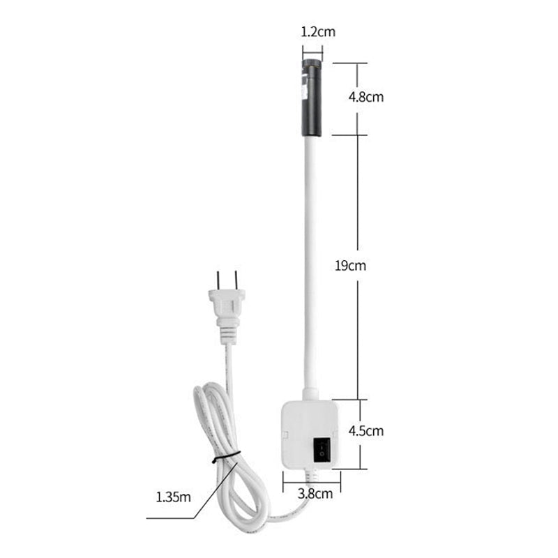 5mw-Line-Red-Light-Hose-Magnetic-Infrared-Laser-Positioning-LED-Work-Light(EU-Plug)
