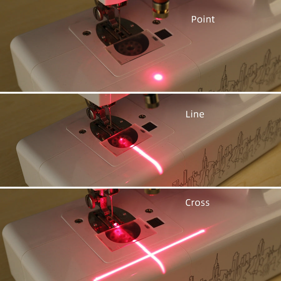 5mw-Line-Red-Light-Hose-Magnetic-Infrared-Laser-Positioning-LED-Work-Light(EU-Plug)