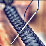5PCS-Umbrella-Rope-Bracelets-Woven-Stainless-Steel-Needles-for-Shoelaces,-Ropes,-Handbags,-etc.,-Length(m):78X5mm(Silver)
