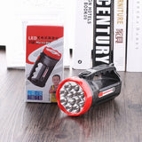 5W-9-LEDs-Rechargeable-Strong-LED-Flashlight-2-Modes-Outdoors-Searchlight