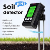 Soil-Tester-for-Fertility,-pH,-Temperature,-Humidity,-Light-6-in-1-Meter