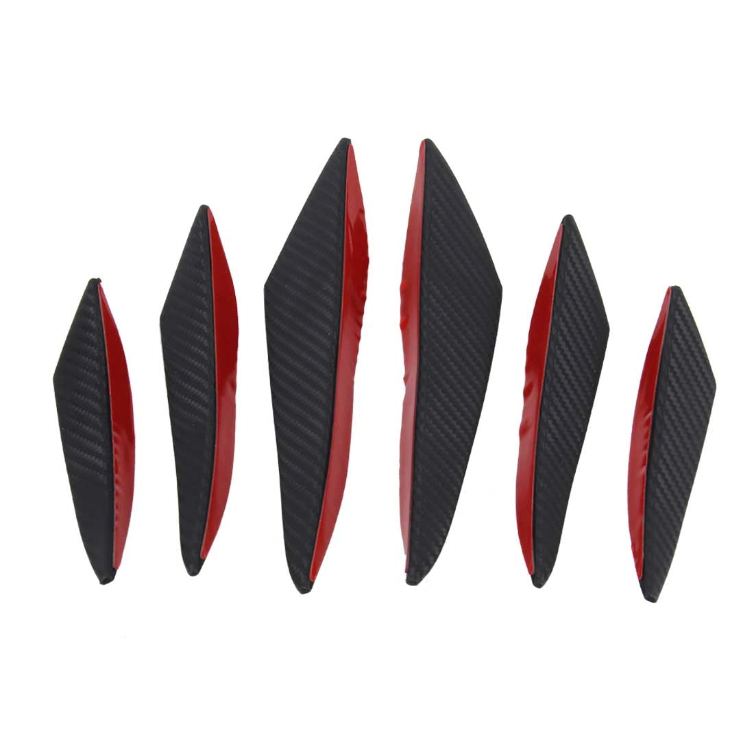 6-PCS-Universal-Carbon-Fiber-Style-Car-Front-Bumper-Body-Spoiler-Lip-Splitter-Protector-Bar-Strip-Guard-Sticker