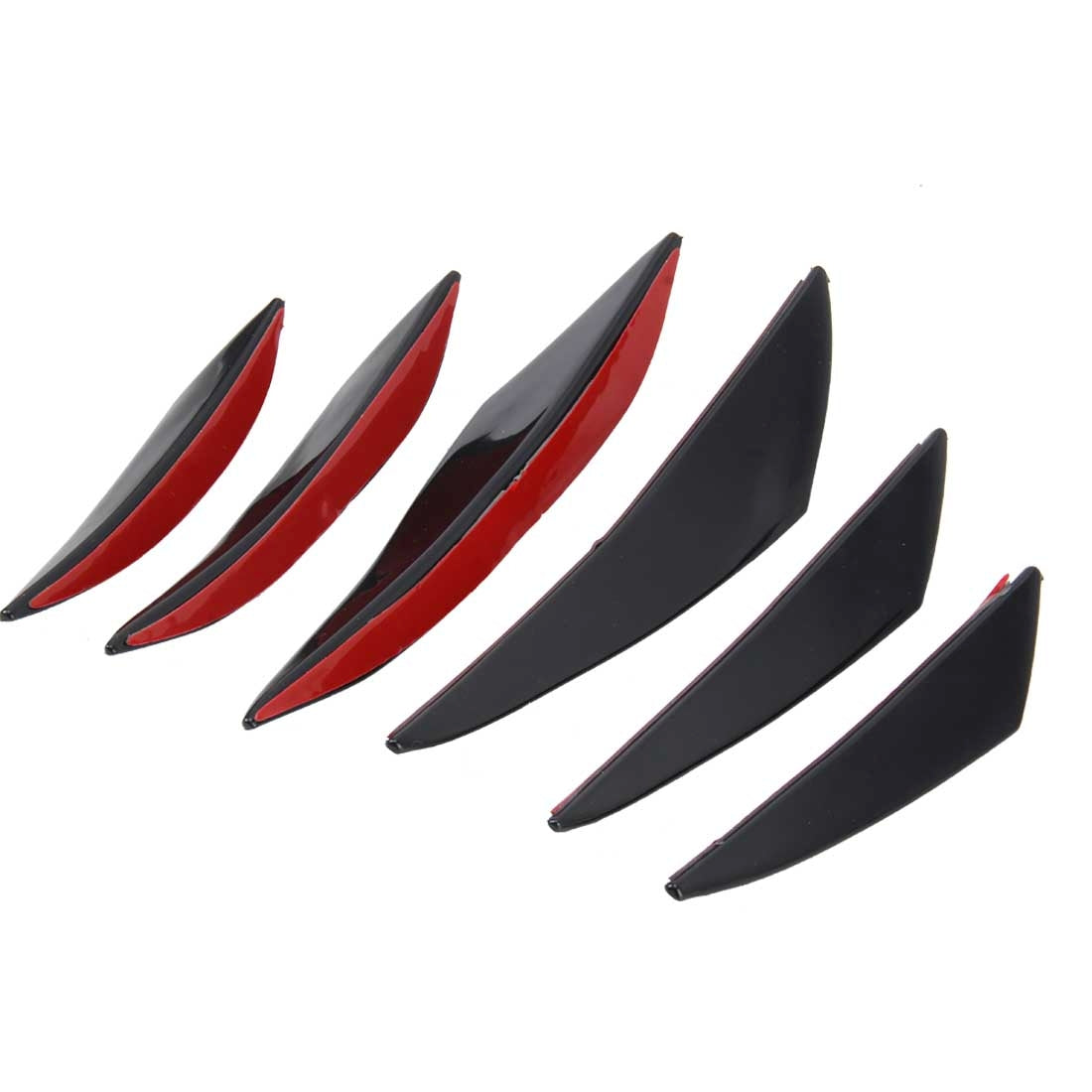 6-PCS-Universal-Carbon-Fiber-Style-Car-Front-Bumper-Body-Spoiler-Lip-Splitter-Protector-Bar-Strip-Guard-Sticker