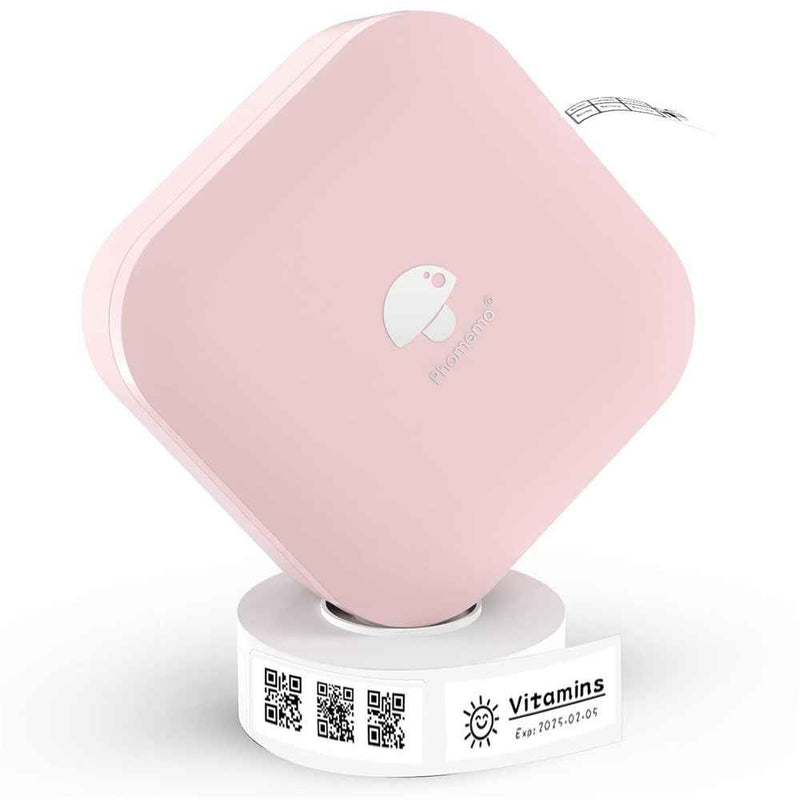 PHOMEMO Q30 Wireless Label Printer Mini Printer Pocket Thermal Label Maker - Pink