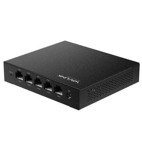 WAVLINK WN701AE 5-Port Gigabit PoE Switch IEEE 802.3AF / AT Auto-Discovery Centralized AP Management - UK Plug