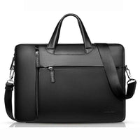 QIALINO For 15 Inch Universal Laptop Sleeve Bag Genuine Cow Leather Notebook Carrying Case