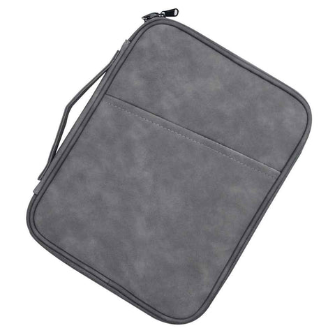 ND13 12.9-13 inch Laptop Pouch 180 Degree Opening Anti-scratch Tablet Handbag - Dark Grey