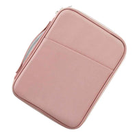 ND13 12.9-13 inch Laptop Pouch 180 Degree Opening Anti-scratch Tablet Handbag - Pink