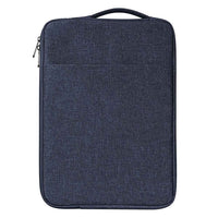 DUX DUCIS LBDC Series 13-13.9 Inch Laptop Bag Vertical Notebook Pouch with Handle - Navy Blue